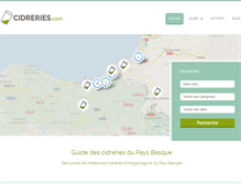 Tablet Screenshot of cidreries.com